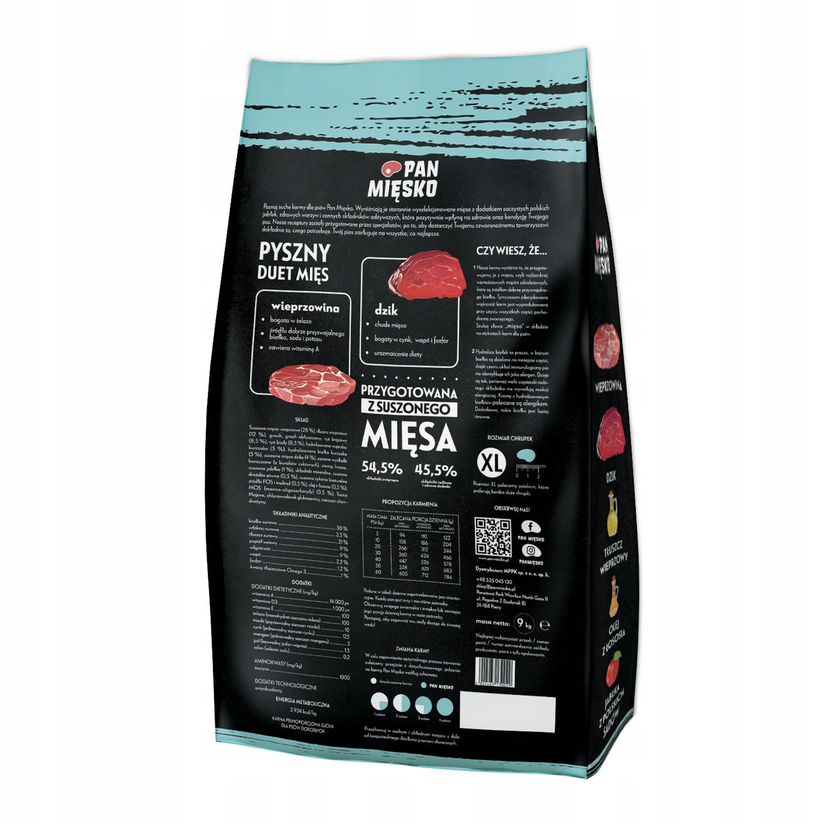 PAN MIĘSKO Pork with Wild 3kg Crisps XL Manufacturer code E113