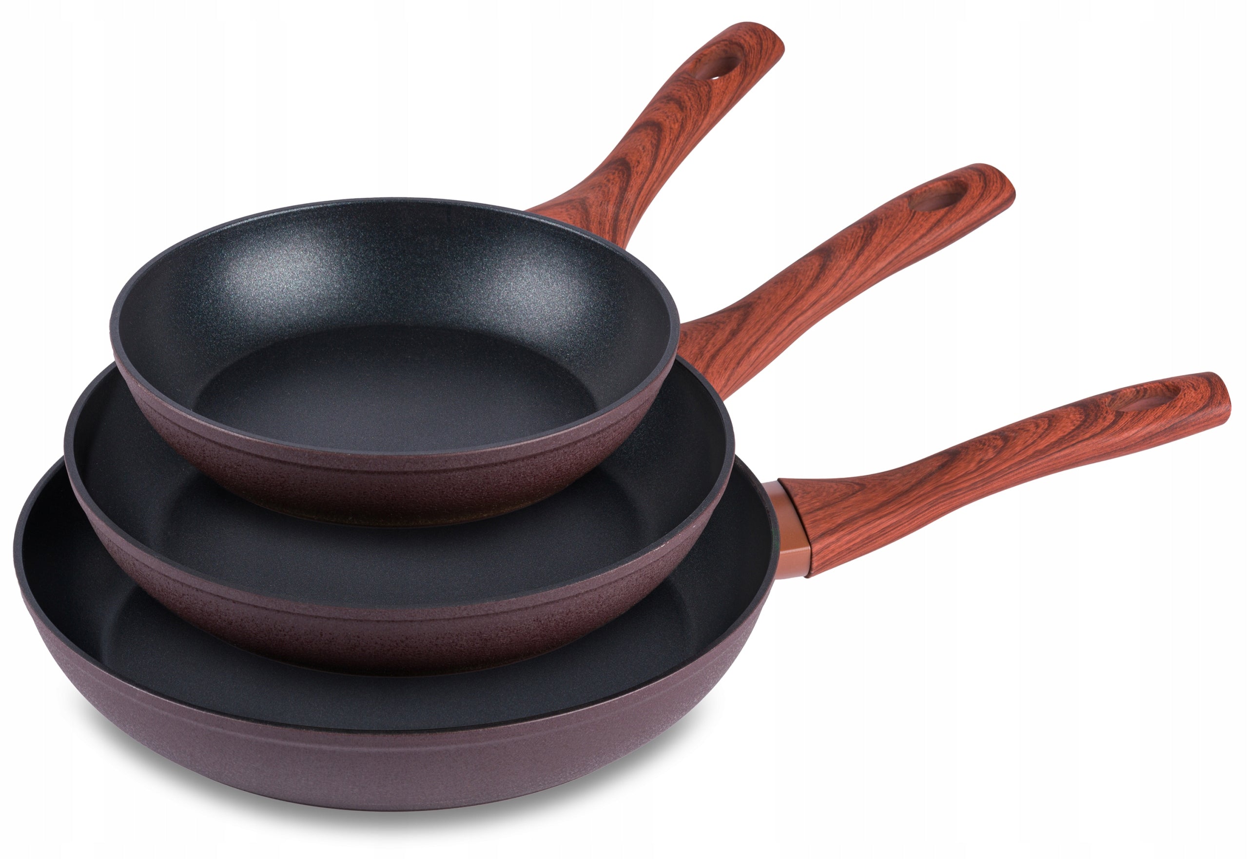 PAN SET 20/24/28 cm INDUCTION PANS NON STICK ILAG 3x GAS PAN EAN (GTIN) 5906826780353