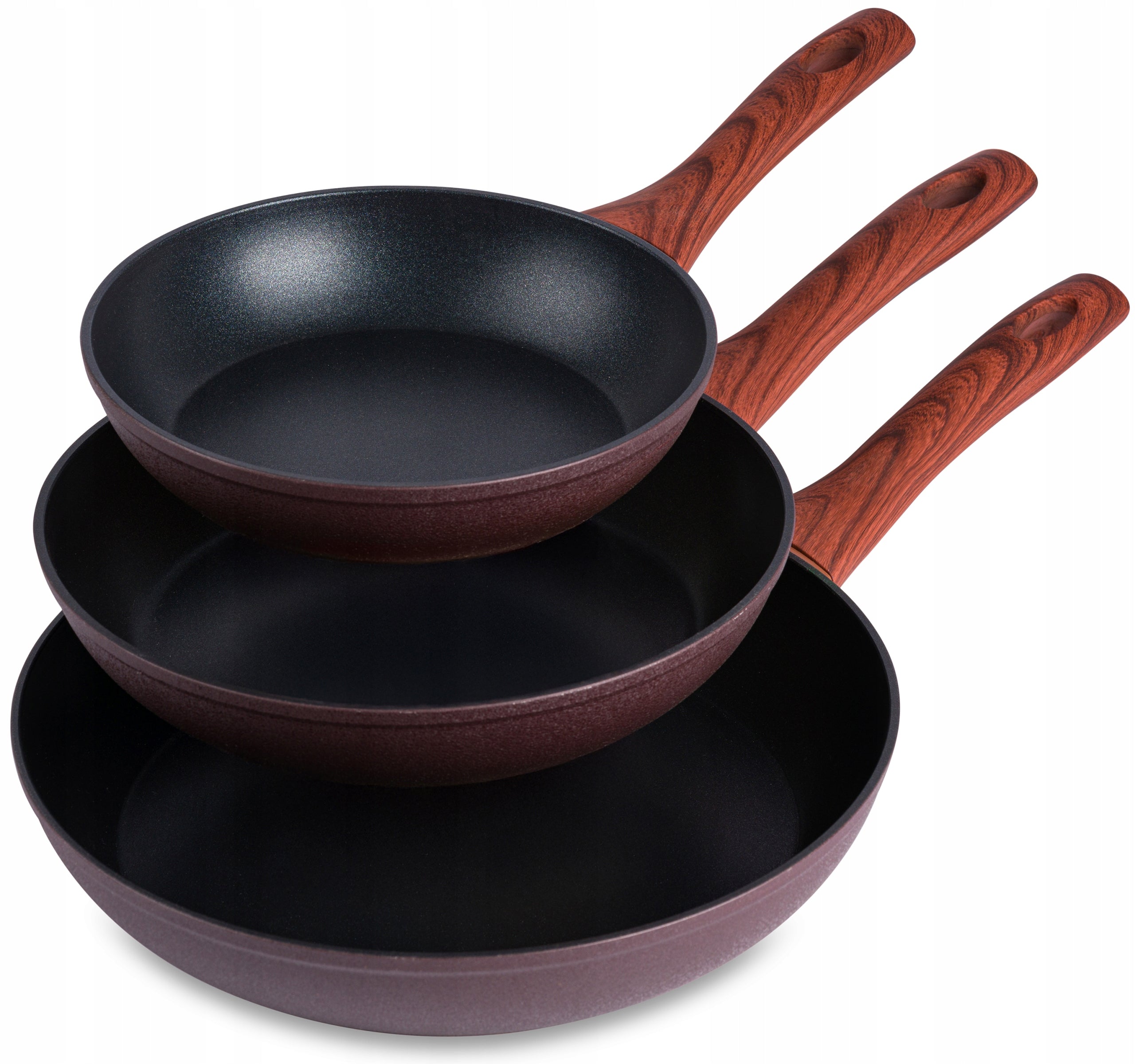 PAN SET 20/24/28 cm INDUCTION PANS NON STICK ILAG 3x GAS PAN Manufacturer code TOP0353