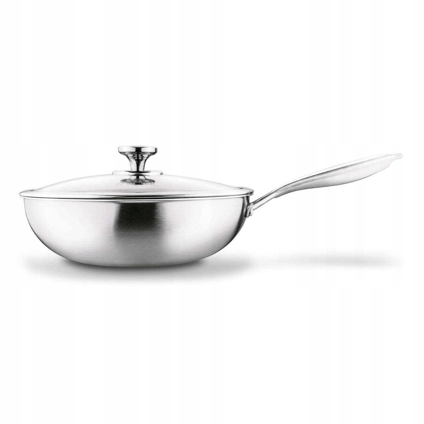 PAN WOK Induction LID LARGE STEEL Starke Pro Linesta Steel 30x9cm Packaging status original