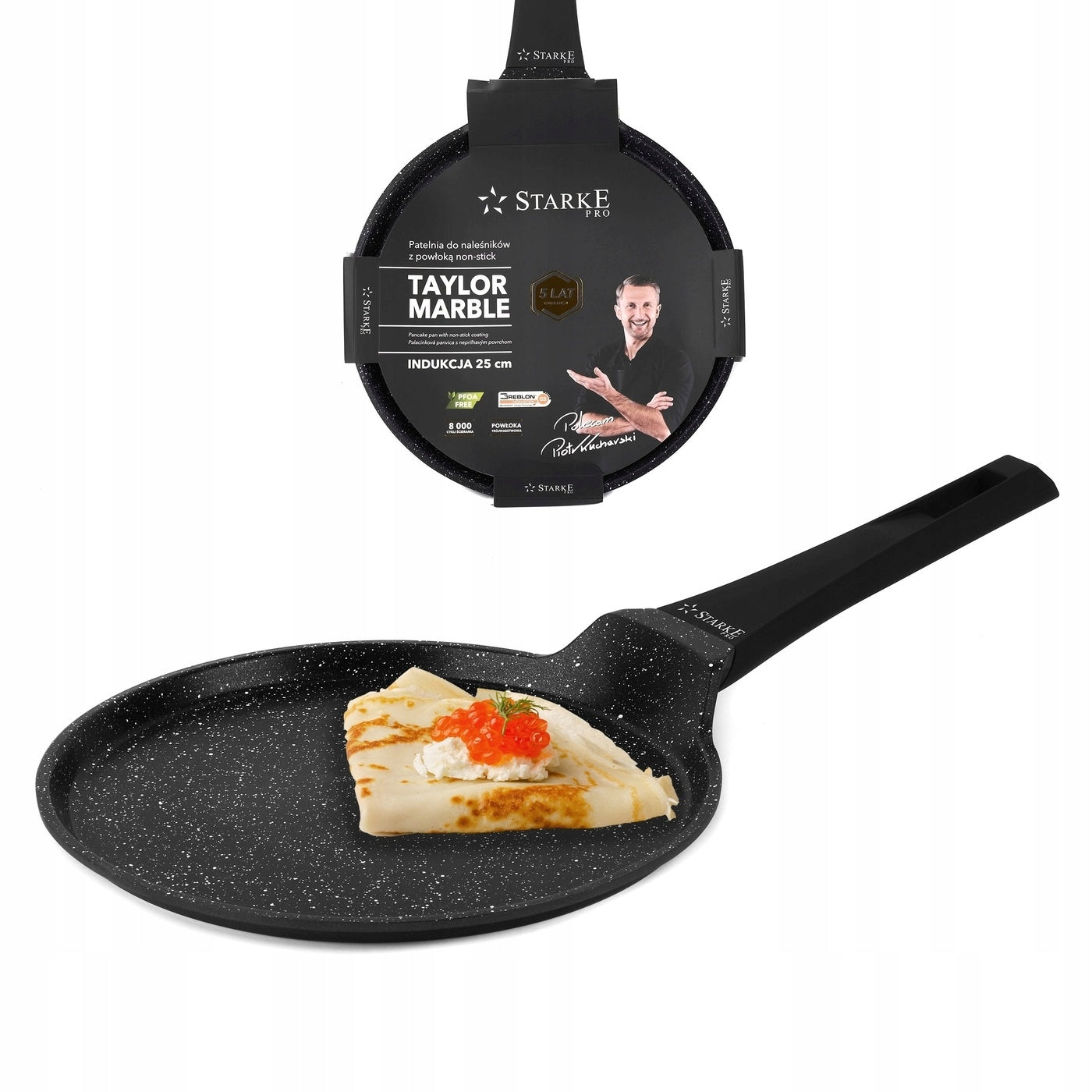 PANCAKE INDUCTION SMALL Starke Pro Taylor Marble 25 cm