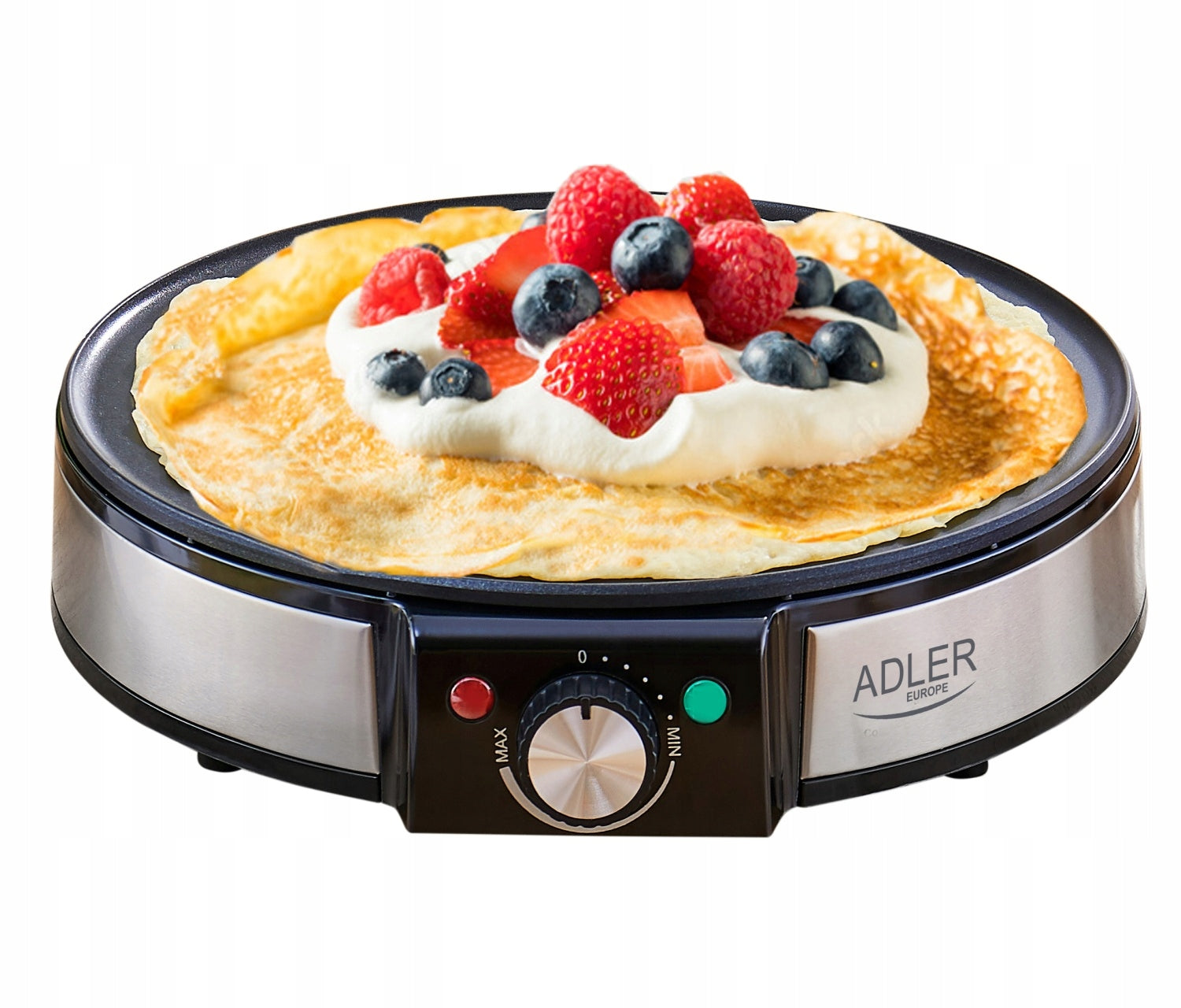 PANCAKE MAKER ELECTRIC DOUBLE-SIDED PANCAKE PAN TORTILLA PANCAKE Manufacturer code ad_3058 PATELNIA DO NALEŚNIKÓW 30cm