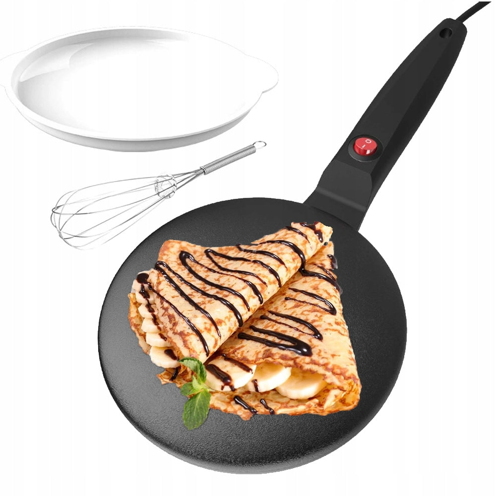 PANCAKE MAKER ELECTRIC FRYING PAN 20CM 600W WITHOUT THE USE OF FAT