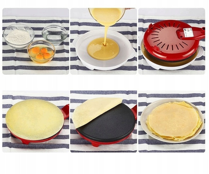 PANCAKE MAKER ELECTRIC PANCAKE PAN FAST WITHOUT THE USE OF FAT Manufacturer code NALEŚNIKARKA ELEKTRYCZNA PATELNIA DO NALEŚNIK