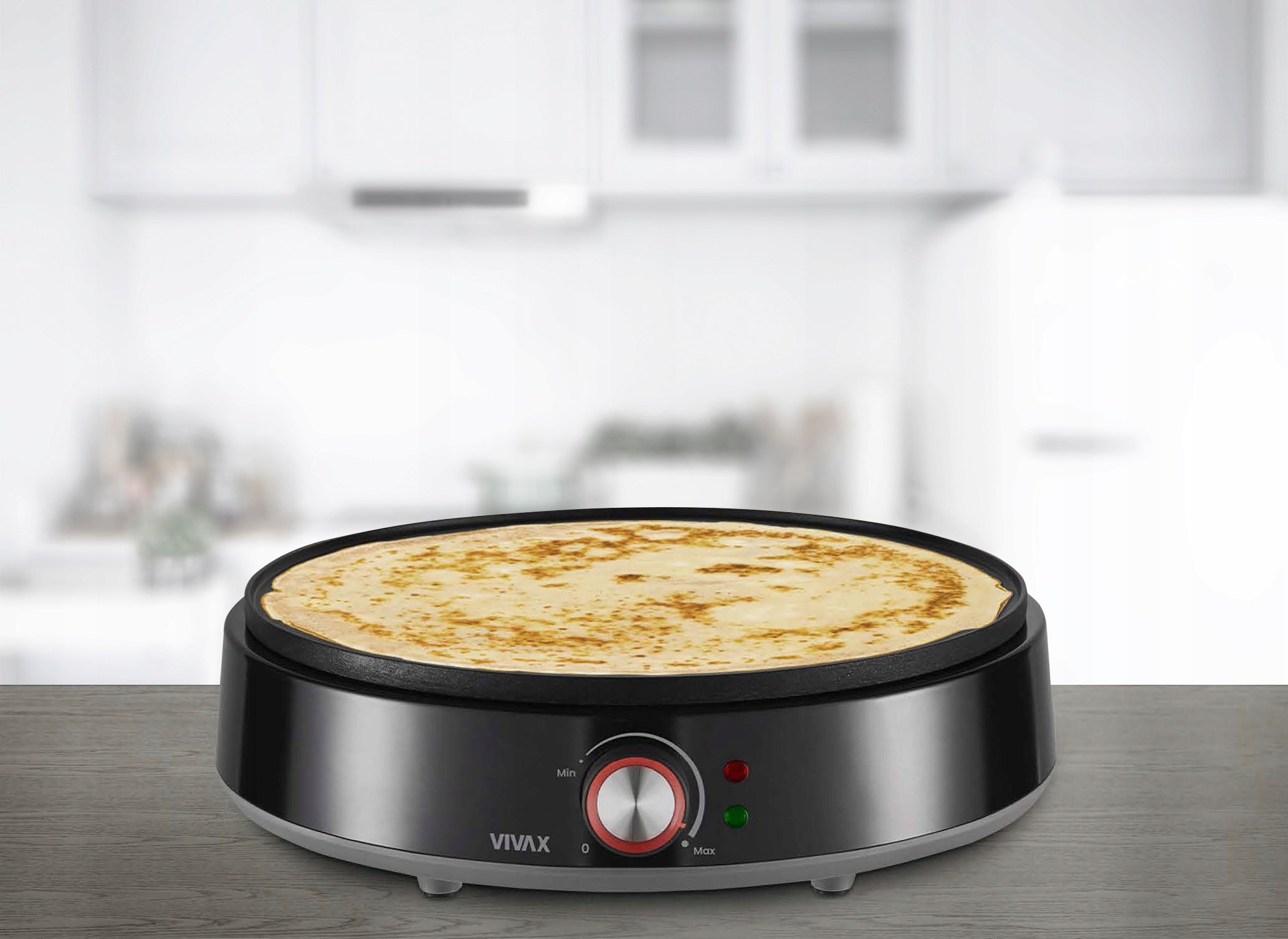 PANCAKE MAKER PANCAKE PAN crepes 30cm 1200W WITHOUT FAT Packaging status original