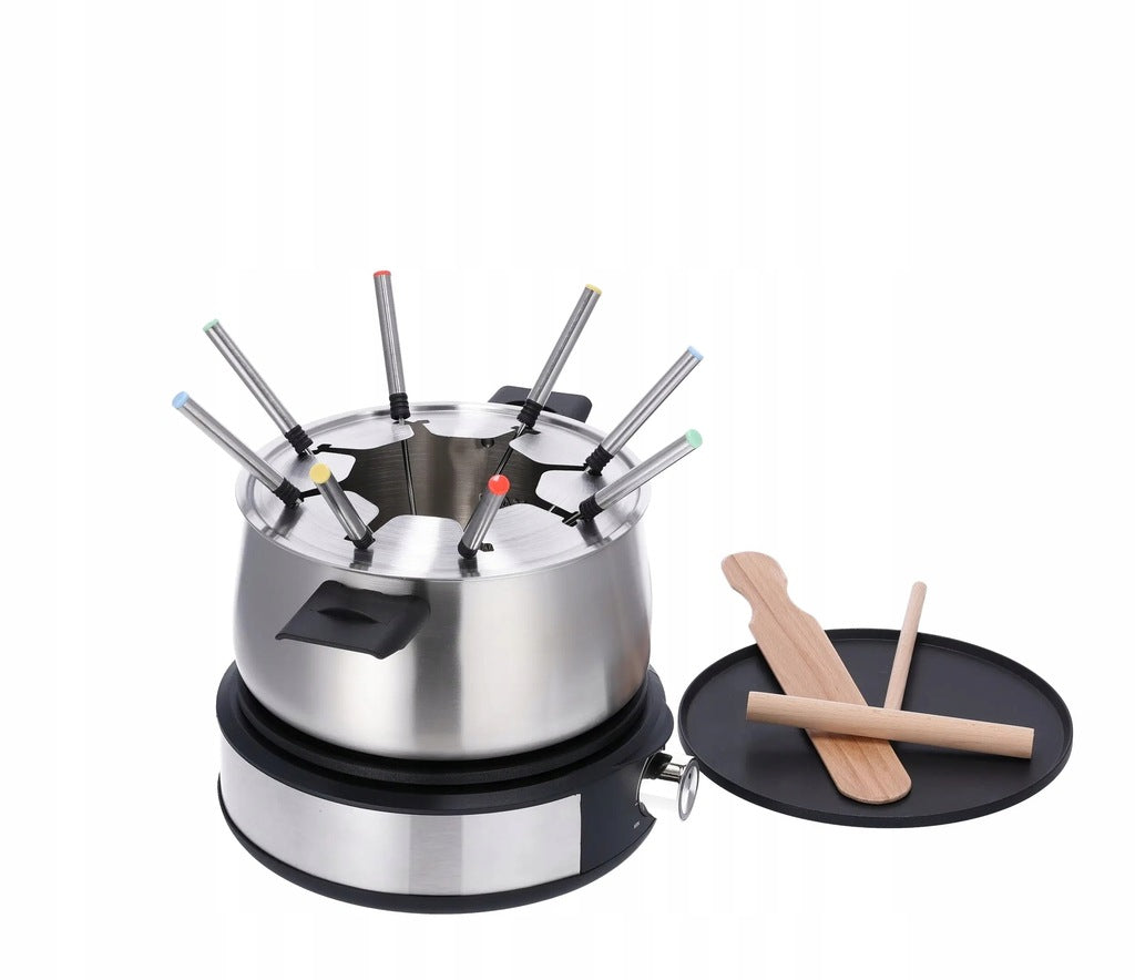 PANCAKE MAKER WITH FONDUE 1500W STAINLESS STEEL BLACK SEVERIN FO2471 Manufacturer code 0622