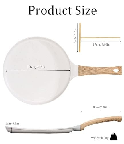 PANCAKE PAN 24 CM NON-STICK ALUMINUM FOR PANCAKES Model SWC5908151233771