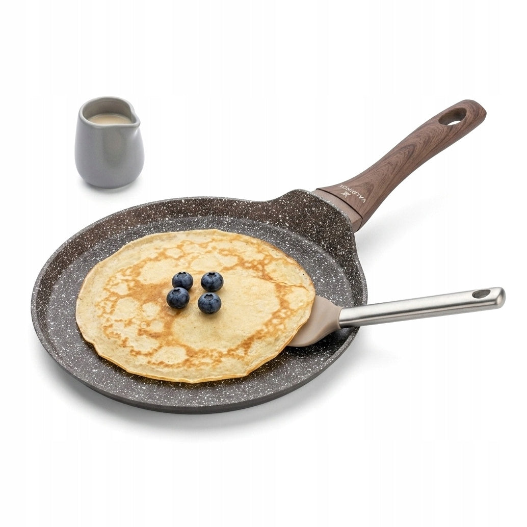 PANCAKE PAN INDUCTION 24 CM ALUMINUM NON STICK AURUM