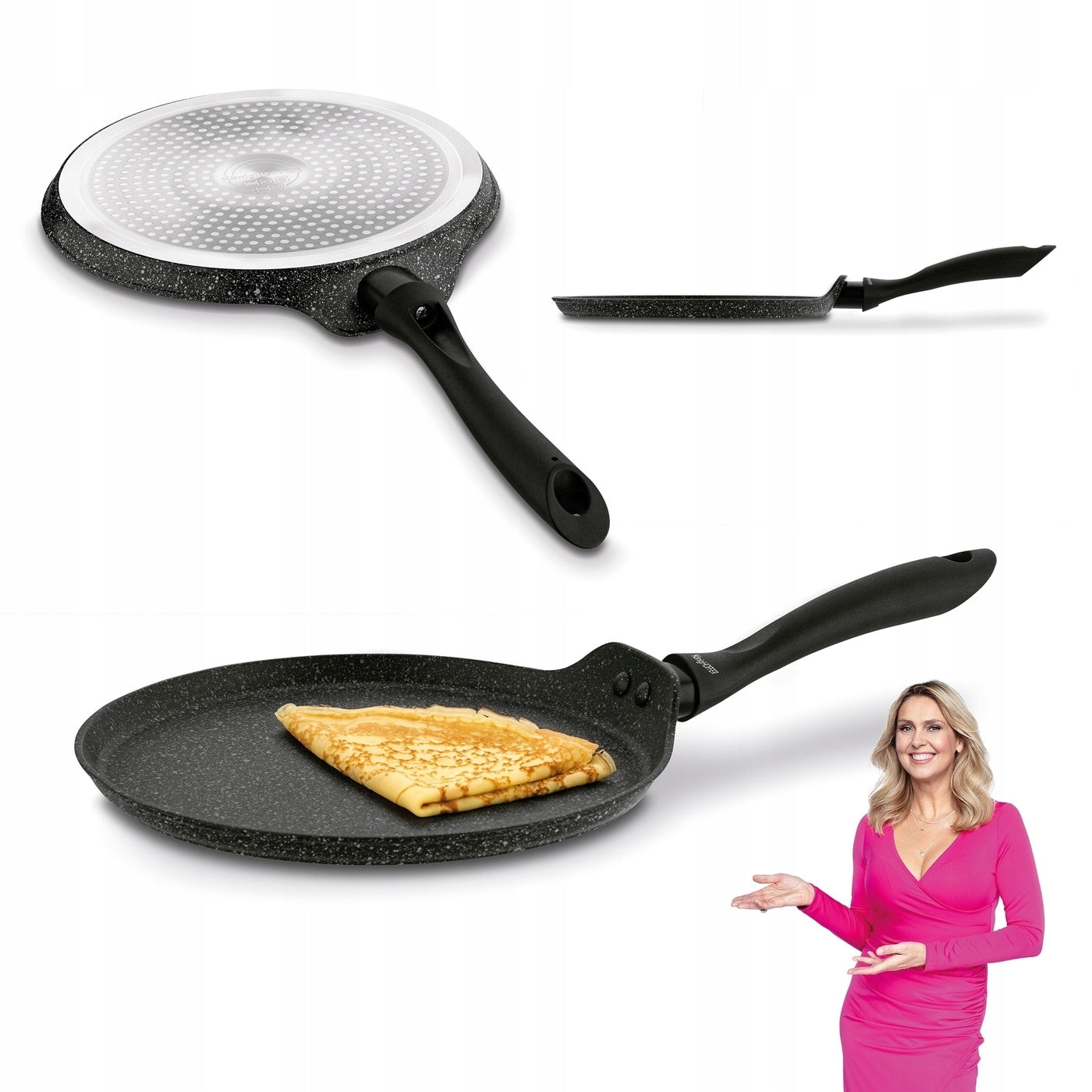 PANCAKE PAN NONSTICK Induction Konighoffer Pollo 24cm