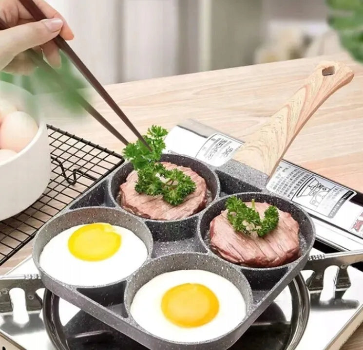 PANCAKE PAN PANCAKES 4 SOCKETS GRANITE COATING Brand no brand