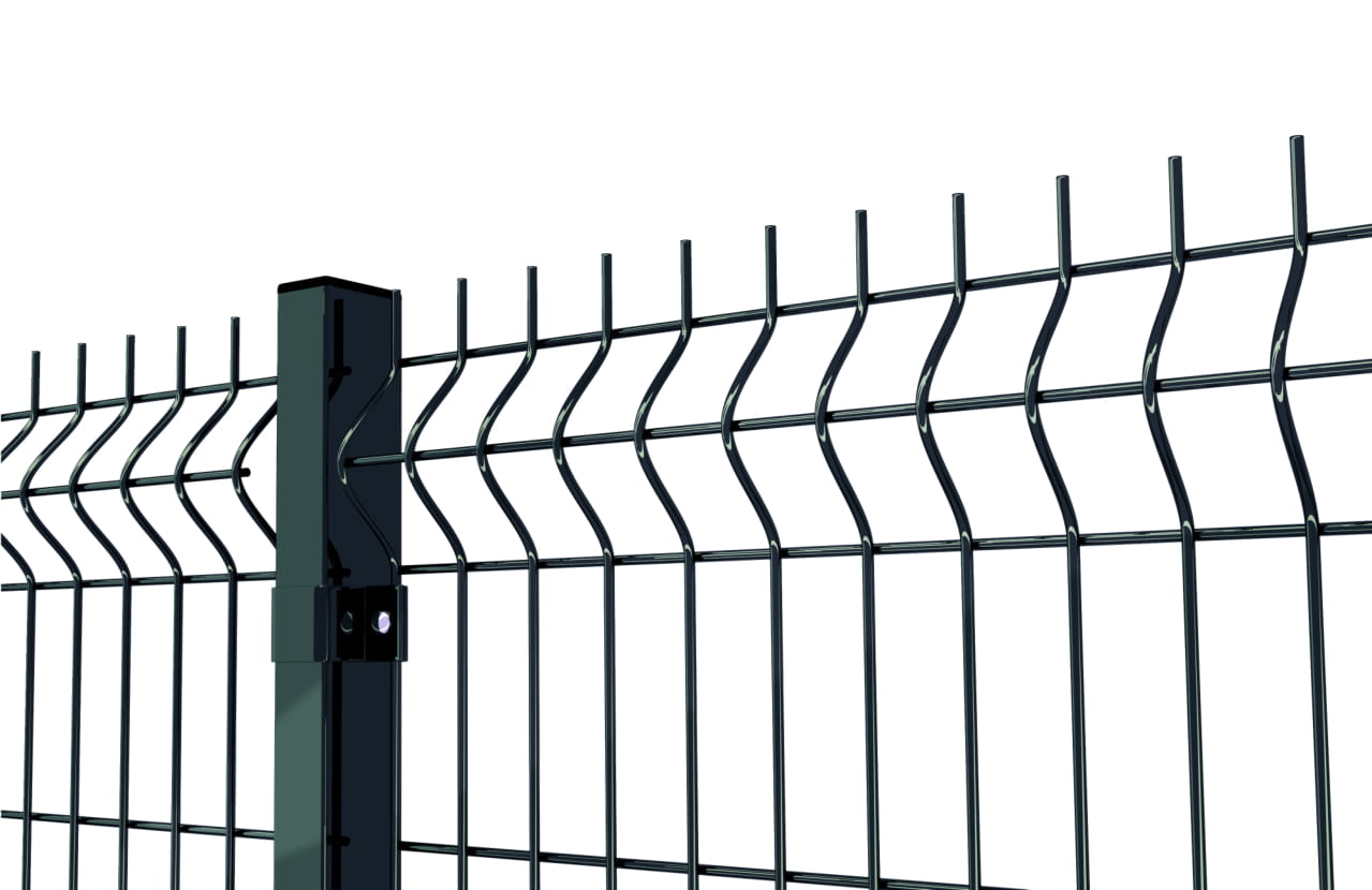 PANEL FENCE 153 GREEN 4mm 5X20 GARDEN SPAN METAL 3D PANEL