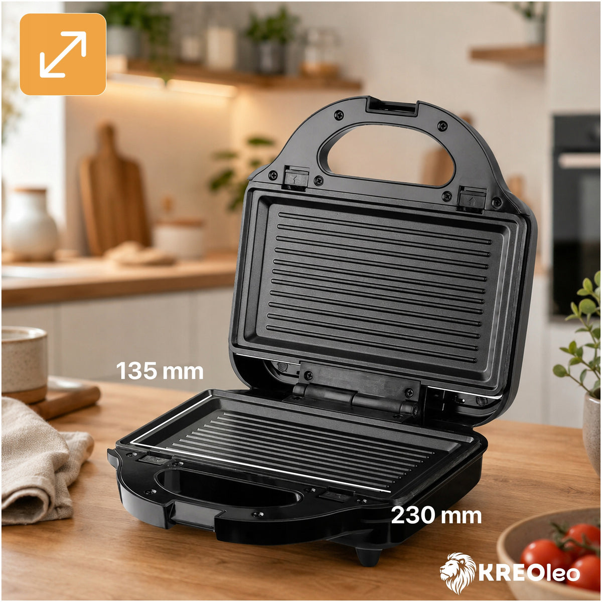 PANINI SANDWICH TOASTER GRILL TOASTER ELECTRIC WAFFLE IRON 3IN1 STRONG Manufacturer code OPIEKACZ GOFROWNICA GRILL 3W1 SANDWICH 1000W