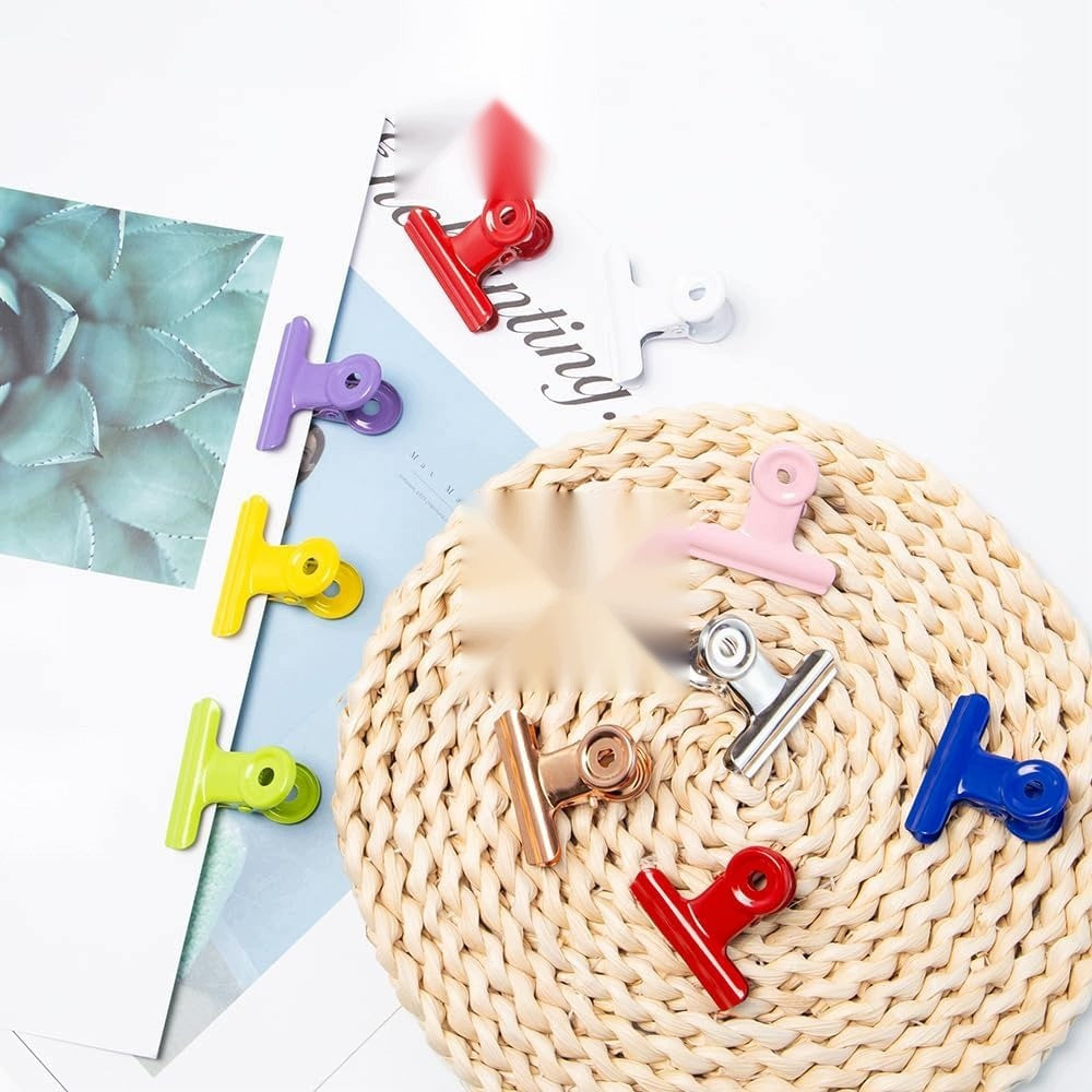 PAPER CLIPS 20PCS MULTICOLOR 38MM METAL OFFICE CLIPS ART HOME Manufacturer code 5908140633346