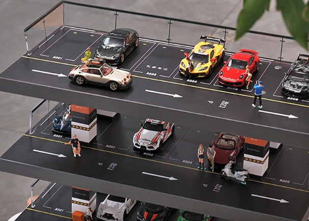 PARKING DIORAMA PARKING DISPLAY CASE FOR MODEL CARS 5 FLOORS Brand no brand