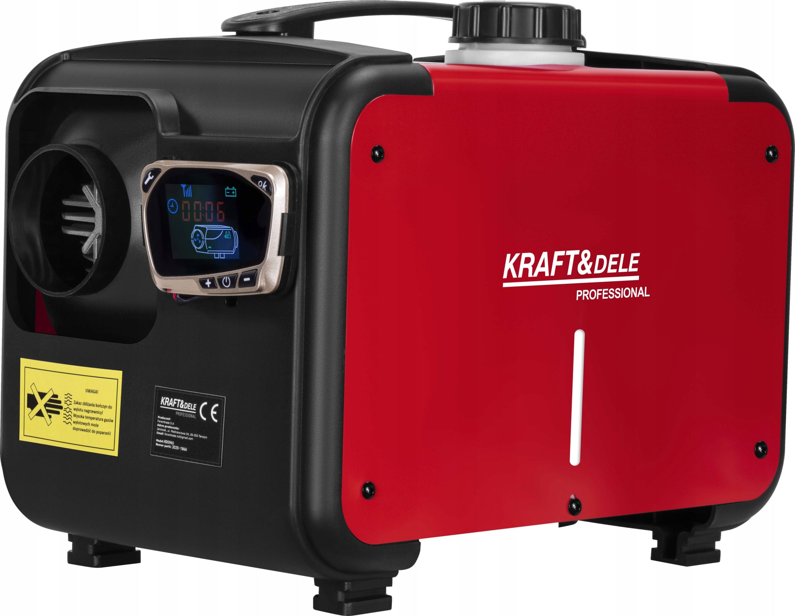 PARKING OIL HEATER 9KW DIESEL LCD ACCESSORIES STRONG KD5965 SOLID Manufacturer code KD5965