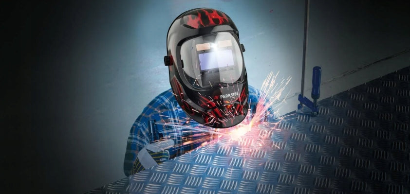 PARKSIDE Automatic welding visor PSHL 2 D1 with LED Packaging status original