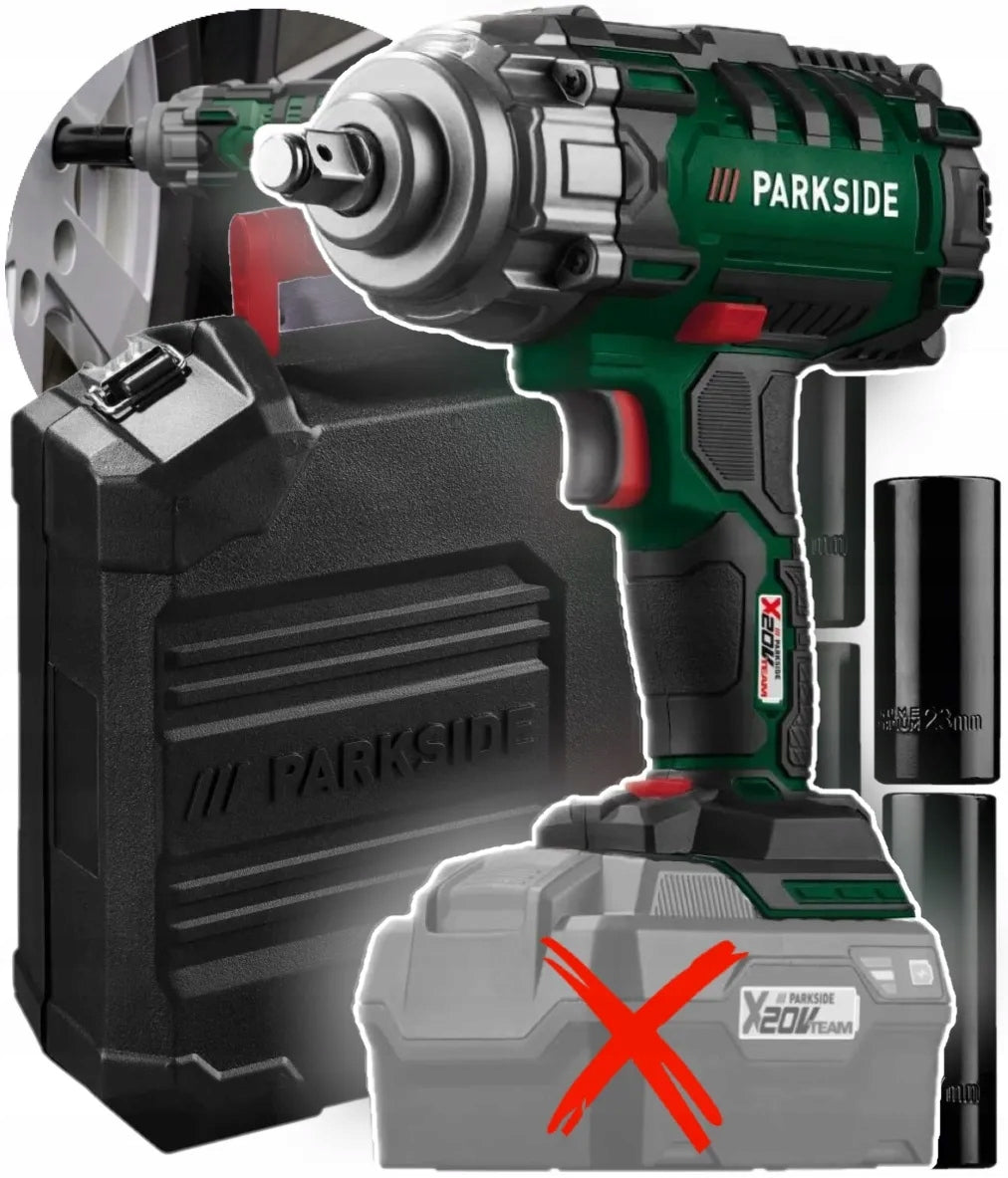 PARKSIDE Cordless Impact Screwdriver PASSK 20-Li C4, 20 V + BOD CAPS