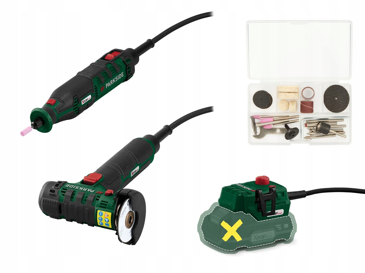 PARKSIDE Cordless Multi-Tool 20V - Model Kit