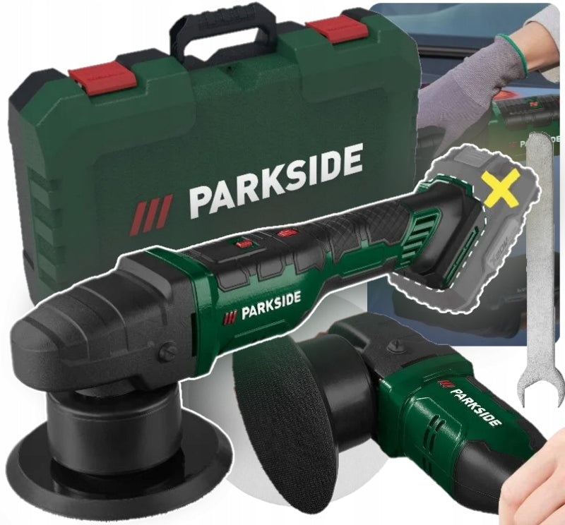 PARKSIDE Cordless Polishing Machine PPMAS 20-Li A2 + ACCESSORIES