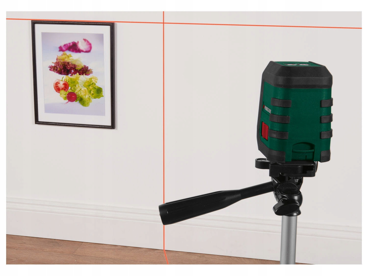 PARKSIDE Cross laser PKLL 10 B4 with tripod Maximum working range 10 m
