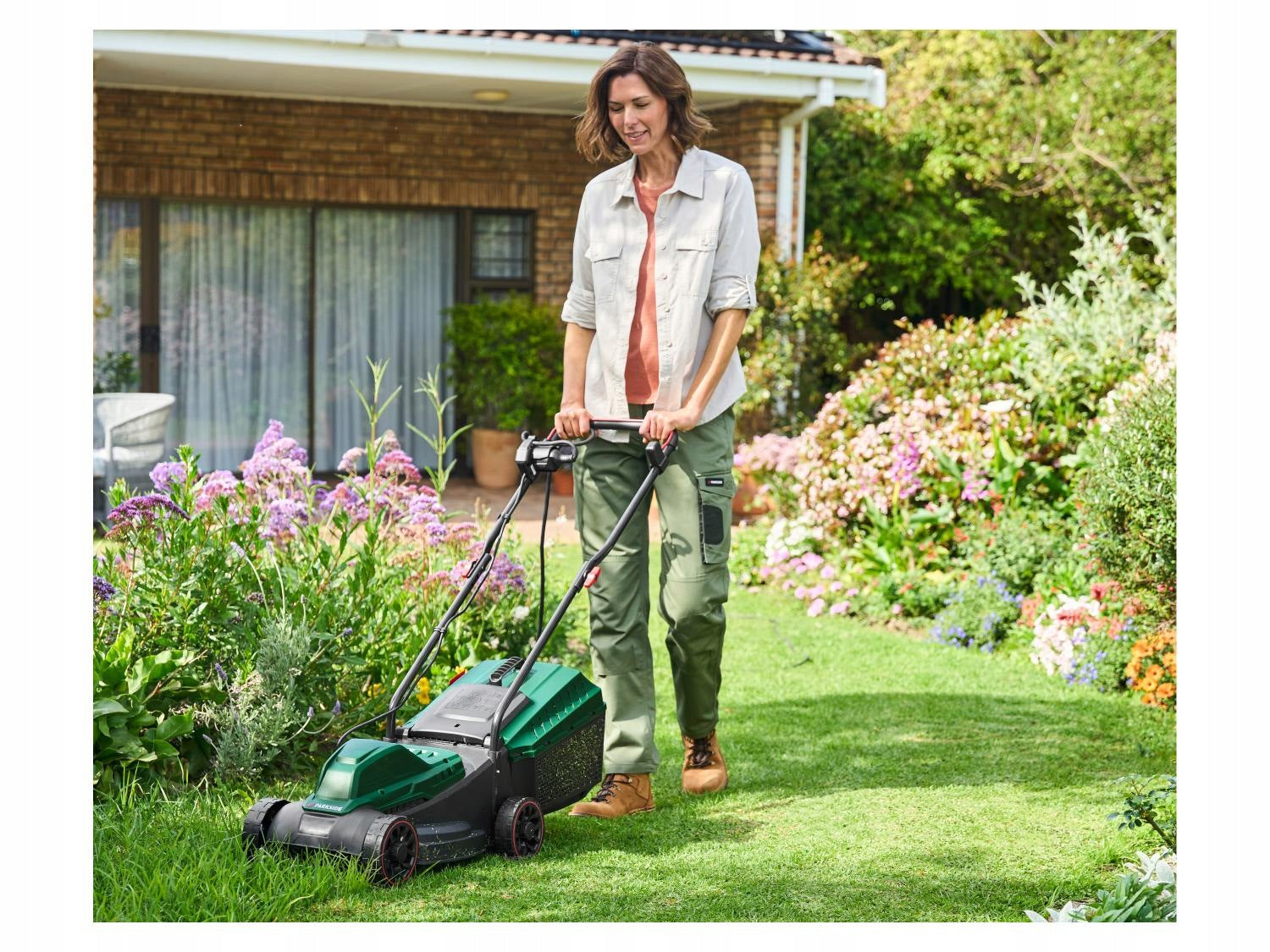 PARKSIDE Electric lawn mower PERM 1300 A1, 27 l Manufacturer code 502608