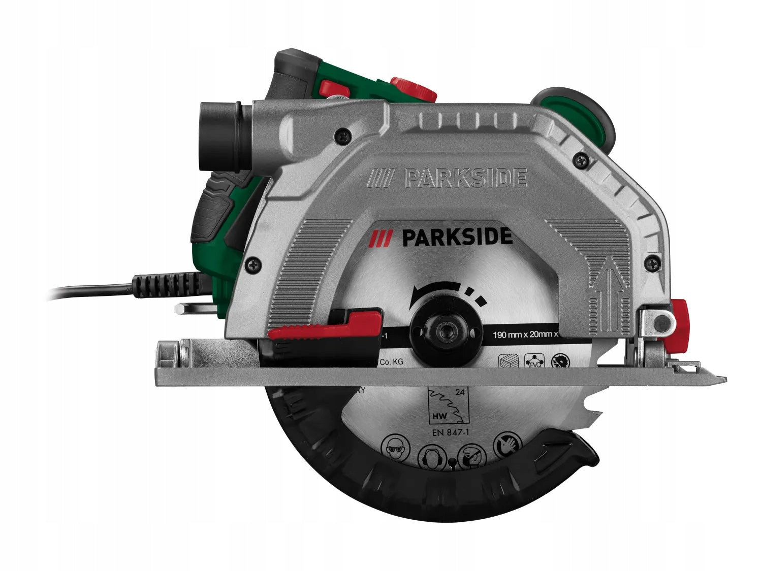 PARKSIDE Hand saw circular saw PHKS 1350 E4 1350W Manufacturer code PHKS 1350 E4