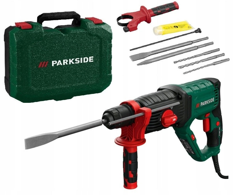 PARKSIDE IMPACT DRILL 1050W ELECTRIC HAMMER DRILL D4 + ACCESSORIES