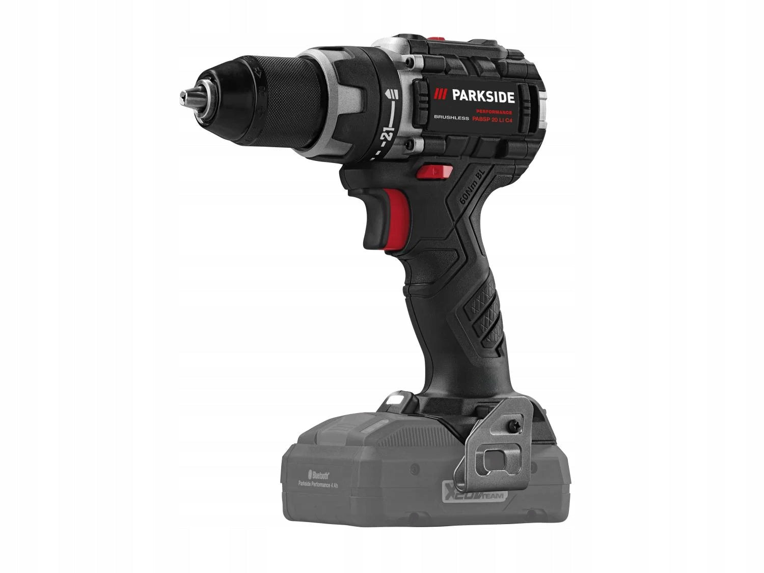 PARKSIDE PERFORMANCE PABSP 20-Li 20V SOLO + SUITCASE Drill weight 2 kg