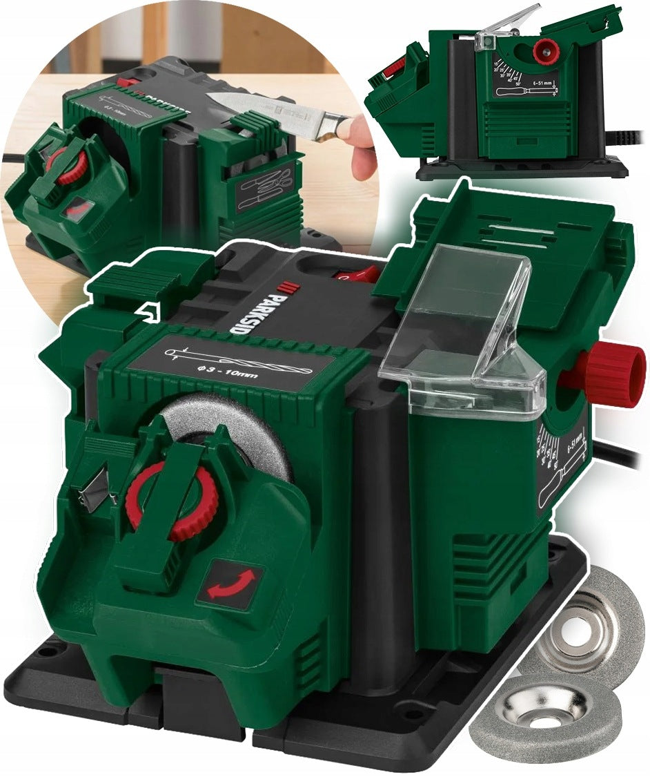 PARKSIDE Workshop Sharpener PSS 65 D1, 65 W + GRINDING DISCS