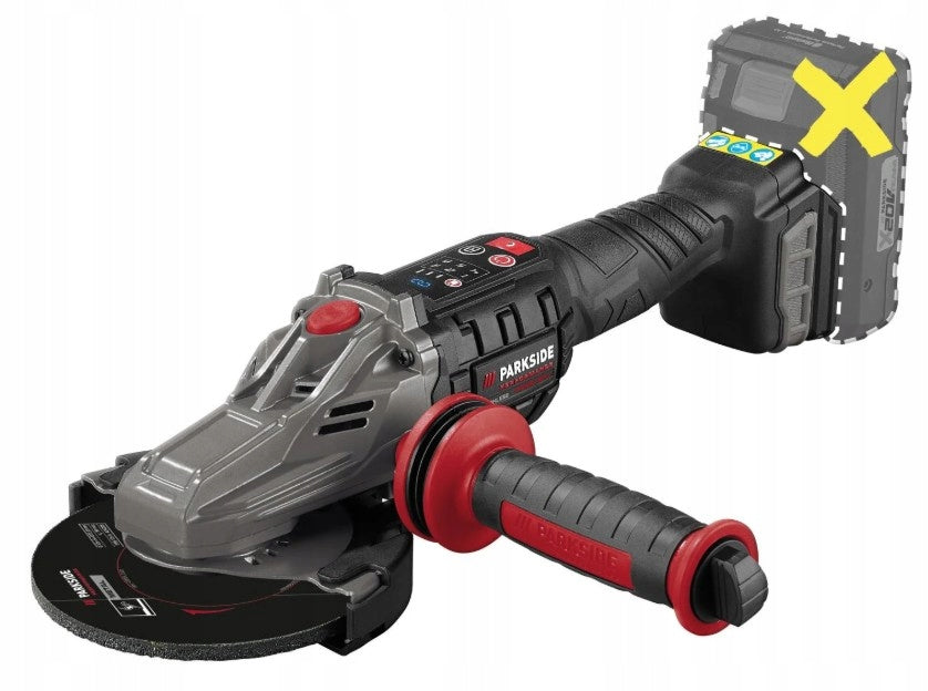 PARKSIDE aku angle grinder 125mm 20V in case PPWSA 20 Li A1