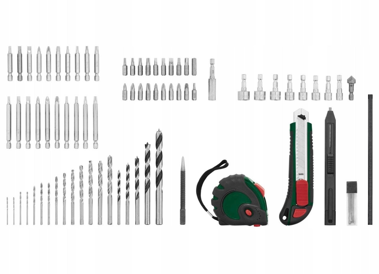PARKSIDE impact drill PSBM 750 C3 in case with 74 accessories Packaging status original