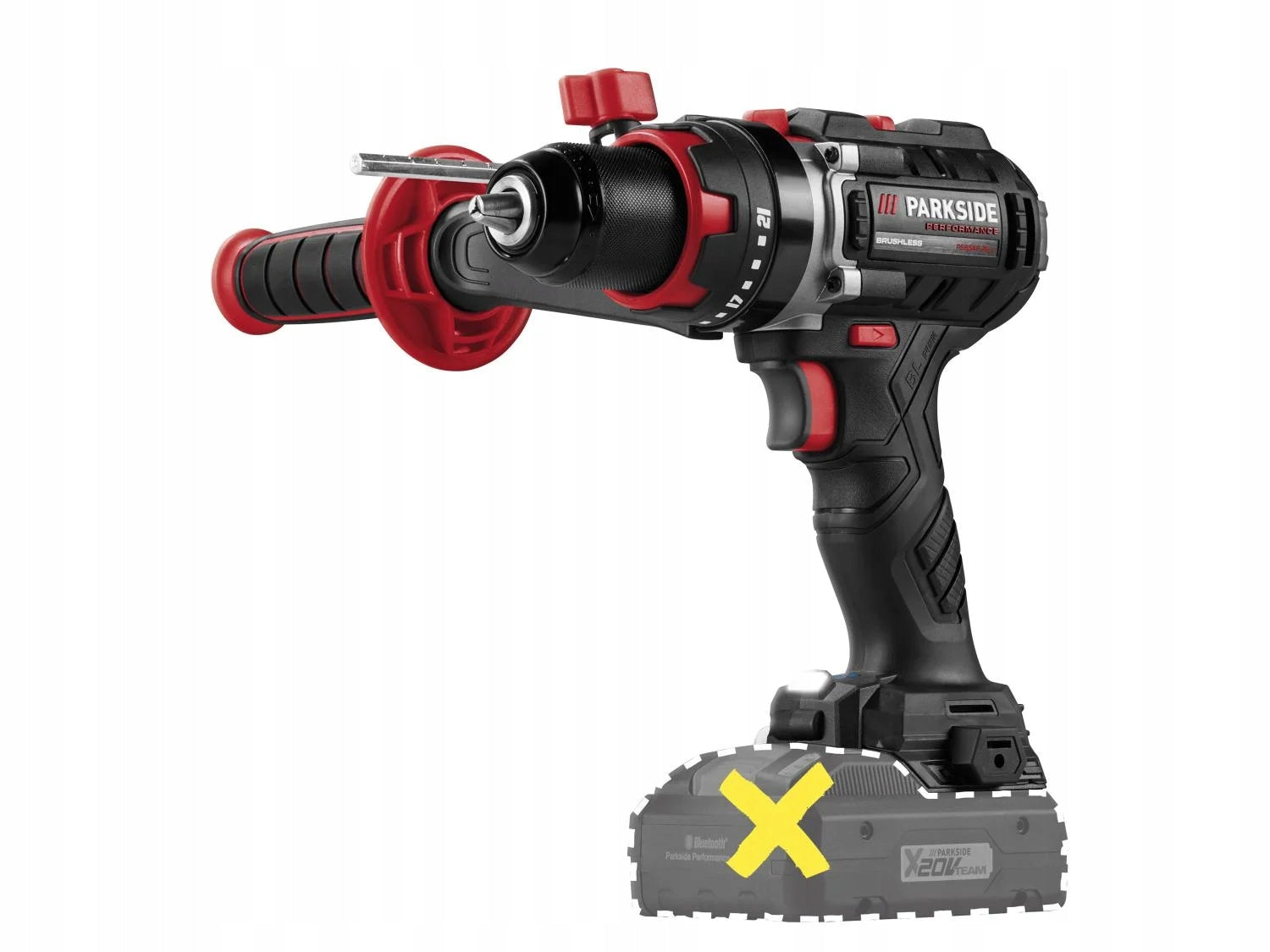 PARKSIDE20V Impact Cordless Drill/Driver for Metal Concrete Manufacturer code 20V