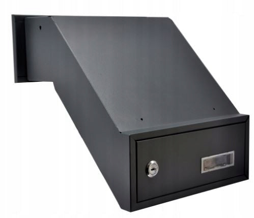 PASS-THROUGH LETTER BOX FOR BUILDING 26-42 cm ADJUSTABLE ANTHRACITE MATTE EAN (GTIN) 5904533525533