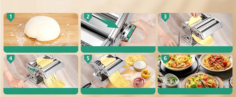 PASTA MACHINE 7 SETTINGS WIDTH 1.5MM AND 6.5MM Brand no brand