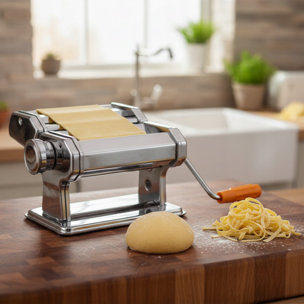 PASTA MACHINE CAKE RAVIOLI MANUAL STAINLESS STEEL SLICER ADJUSTABLE Manufacturer code 0200400