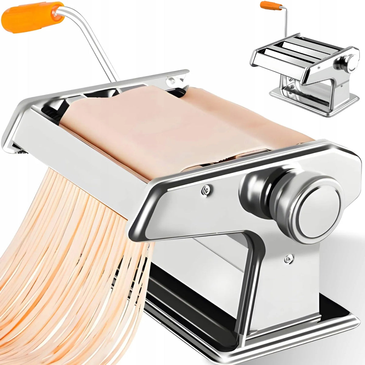 PASTA MACHINE DUMPLING CAKE GRINDING METAL HANDHELD 3in1