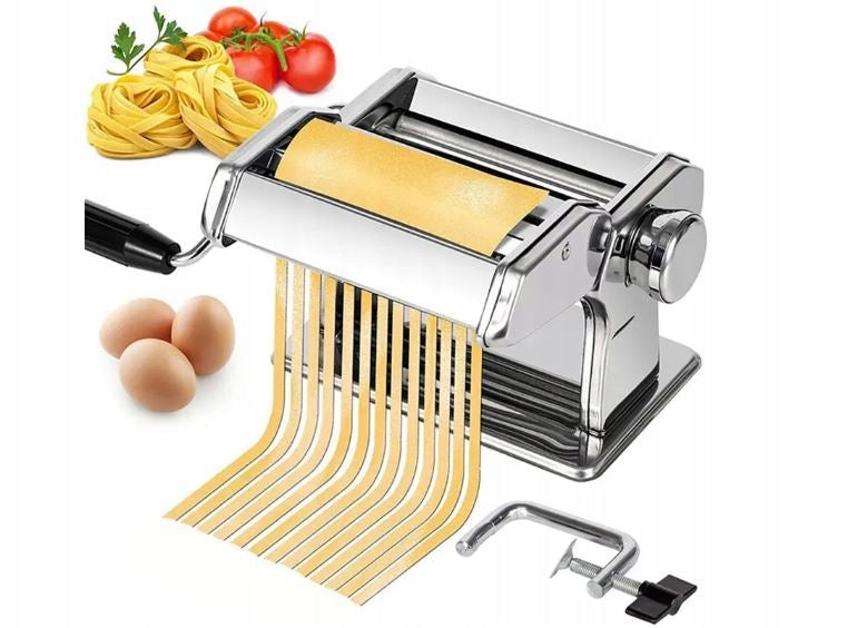 PASTA MACHINE HAND DOUGH FOR ROLLING SLICER ADJUSTABLE Manufacturer code MASZYNKA DO MAKARONU CIASTA