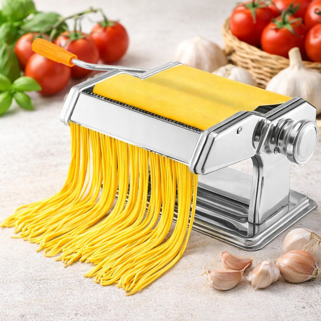 PASTA MACHINE MANUAL STAINLESS STEEL ROLLING CUTTING ADJUSTMENT Manufacturer code 6002342ST