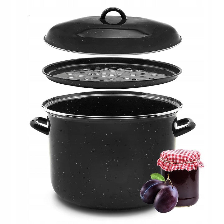 PASTEURIZATION POT ENAMELLED JAM FEEDER 15L