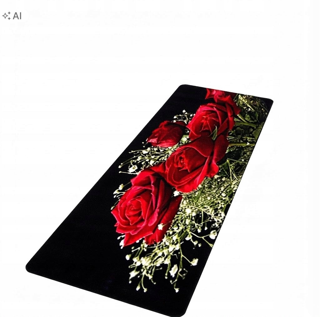 PAVEMENT for kitchen, non-slip ROSES 50x160