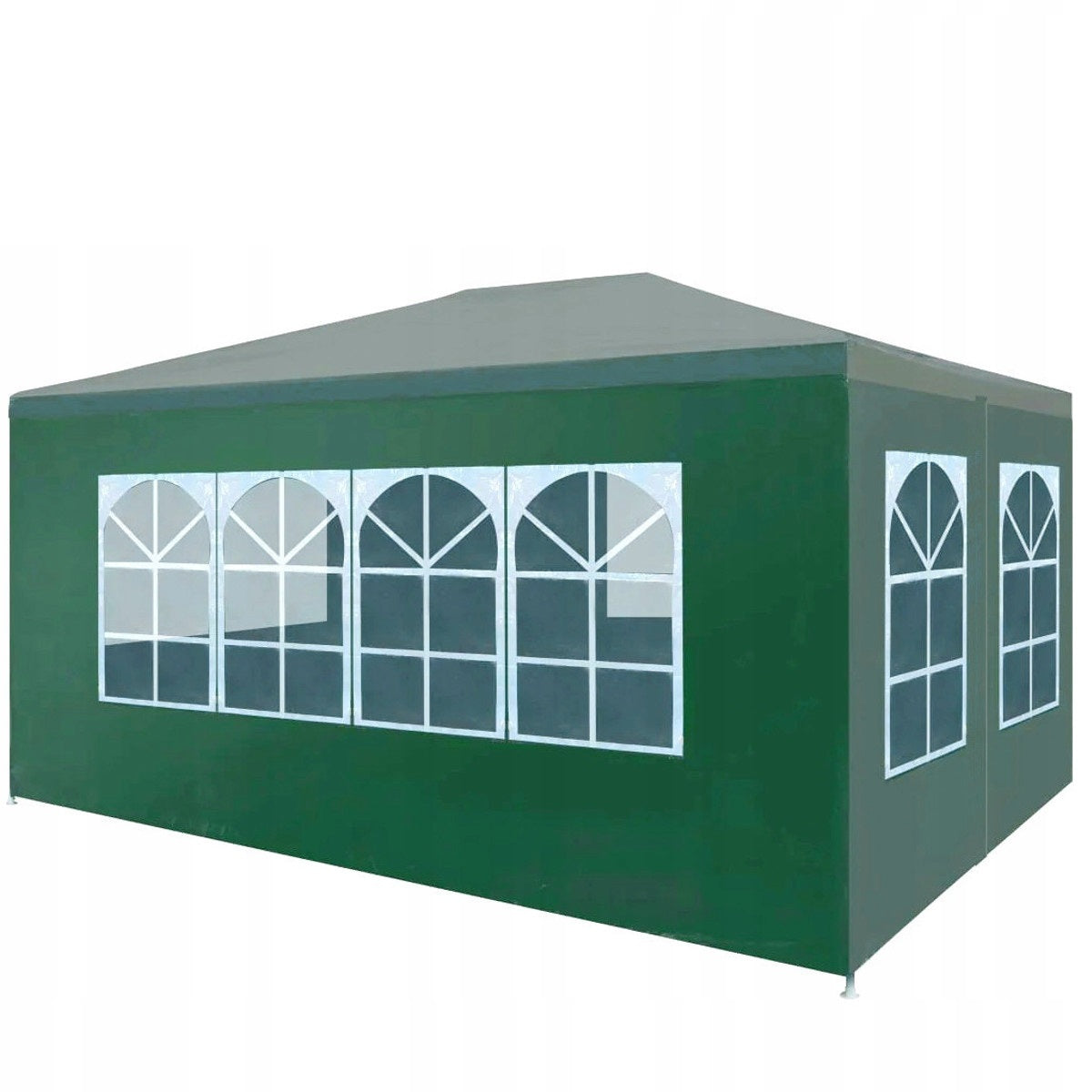 PAVILION GARDEN TENT CATERING 3x4m + 4 WALLS GREEN Manufacturer no brand
