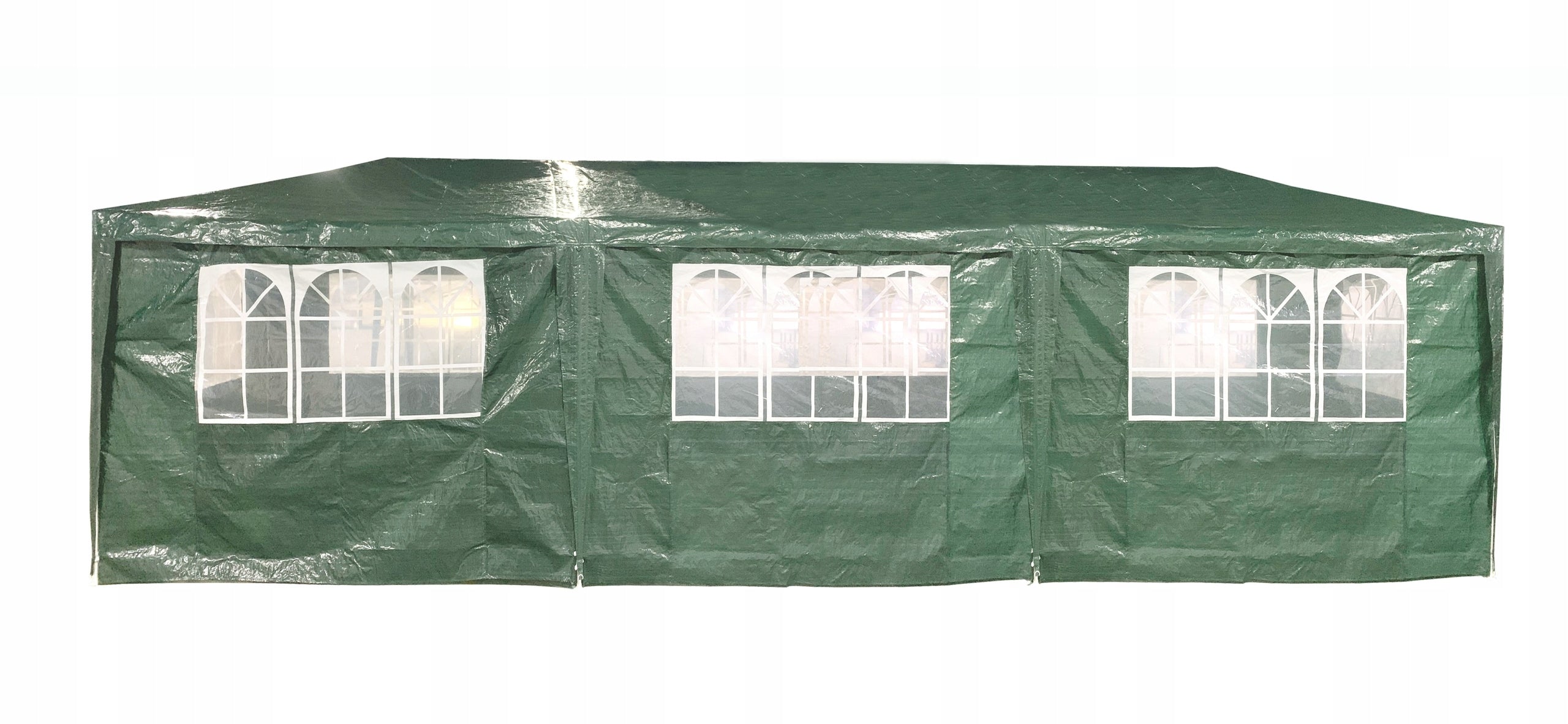 PAVILION GARDEN TENT CATERING 3x9m + 8 WALLS GREEN Manufacturer code Pawilon 3x9m 8 ścianek zielony