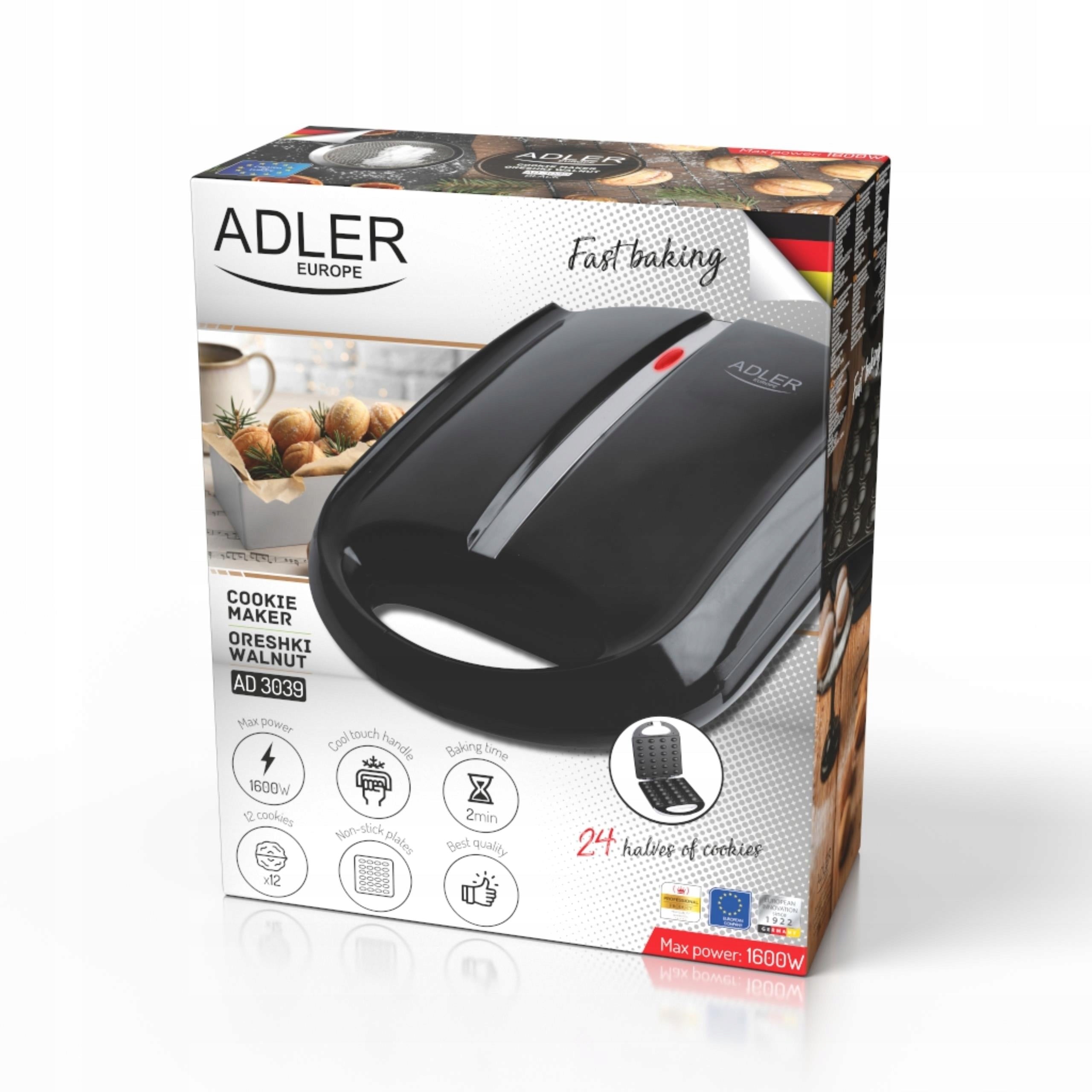 PEANUT TOASTER COOKIE MOLD for 24 pieces ELECTRIC 1600W PEANUTS Manufacturer code ELEKTRYCZNY CIASTEK 24szt
