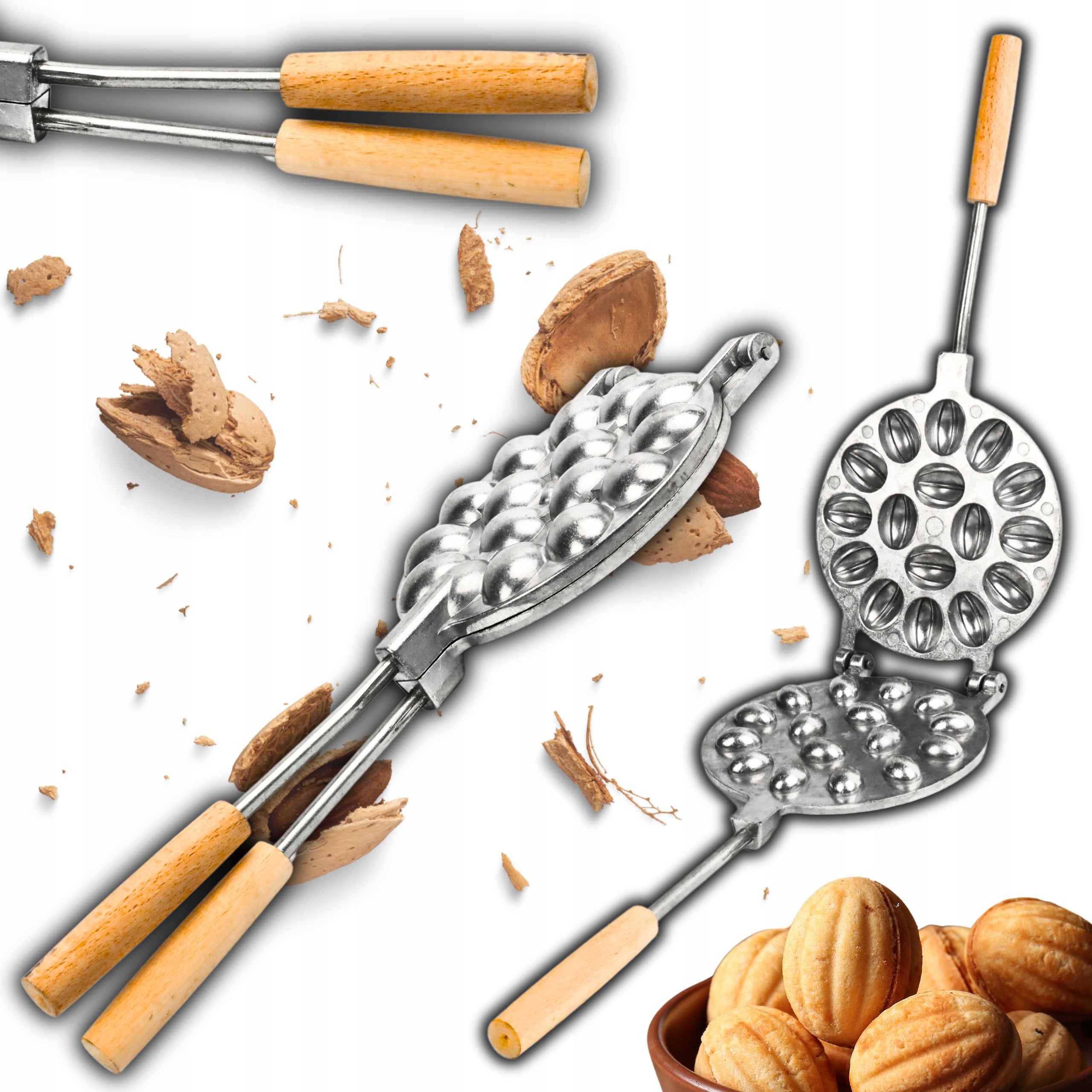 PEANUT TOASTER COOKIE PAN FORM 16PCS FOR THE HOLIDAYS