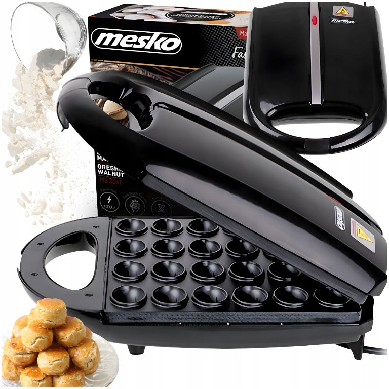 PEANUT TOASTER Cookie Mold 24pcs Coating NON-STICK Power 1600W XL