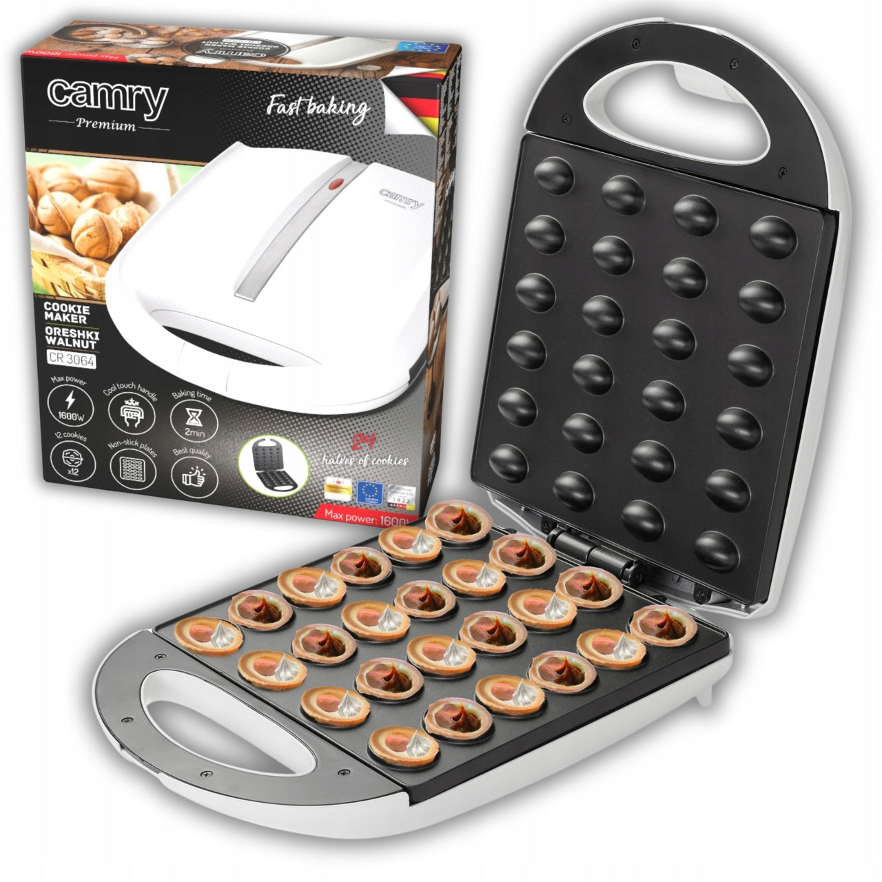 PEANUT TOASTER ELECTRIC COOKIE MOLD 24PCS PEANUTS Manufacturer code cr_3064