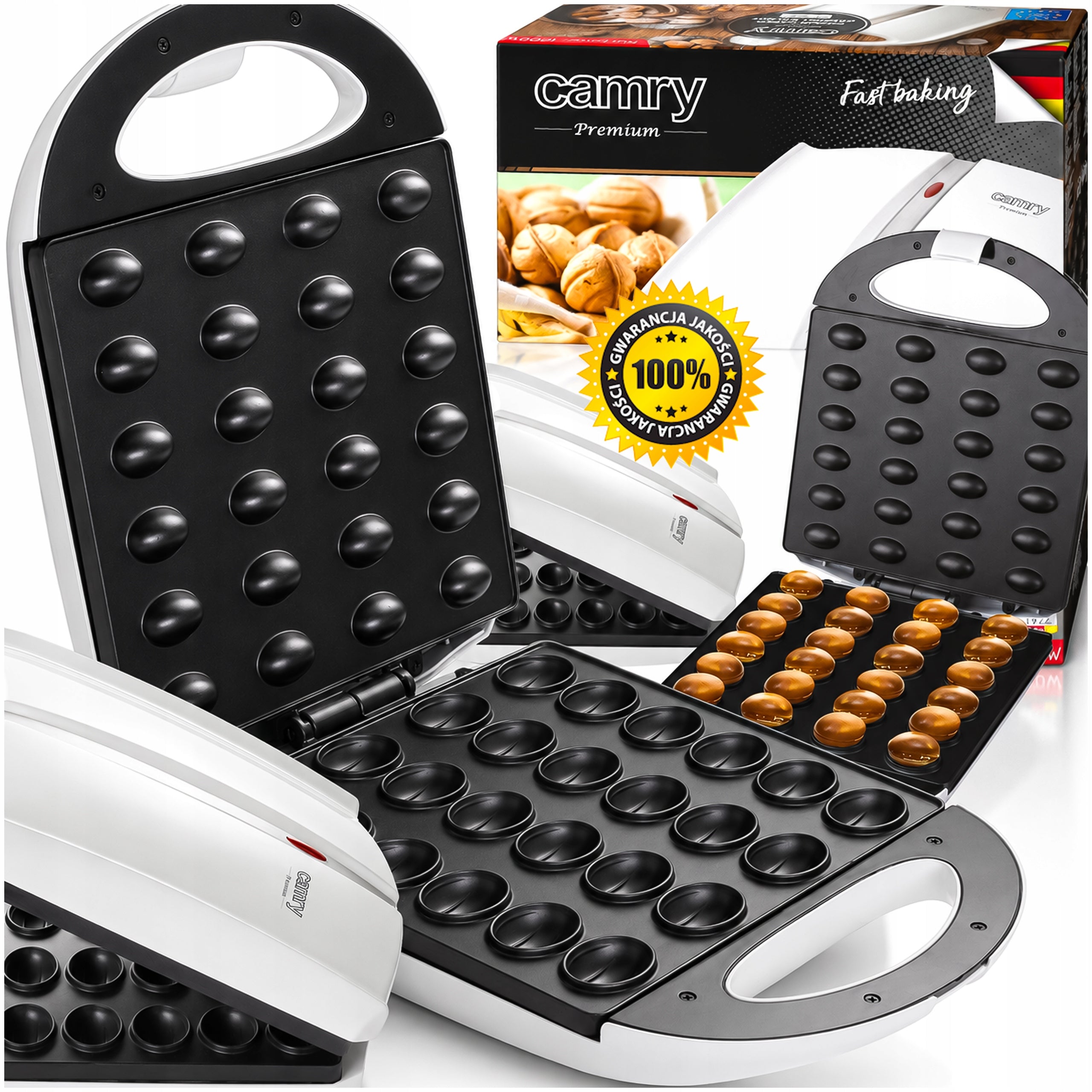 PEANUT TOASTER ELECTRIC COOKIE MOLD 24PCS PEANUTS
