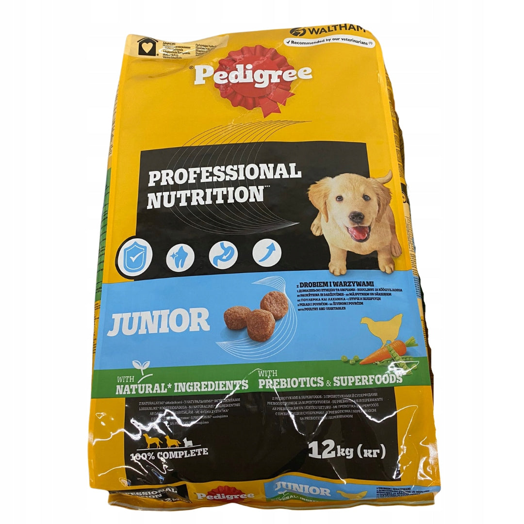 PEDIGREE Junior Professional Nutrition 12 kg dry food for puppies Manufacturer code 4008429162053