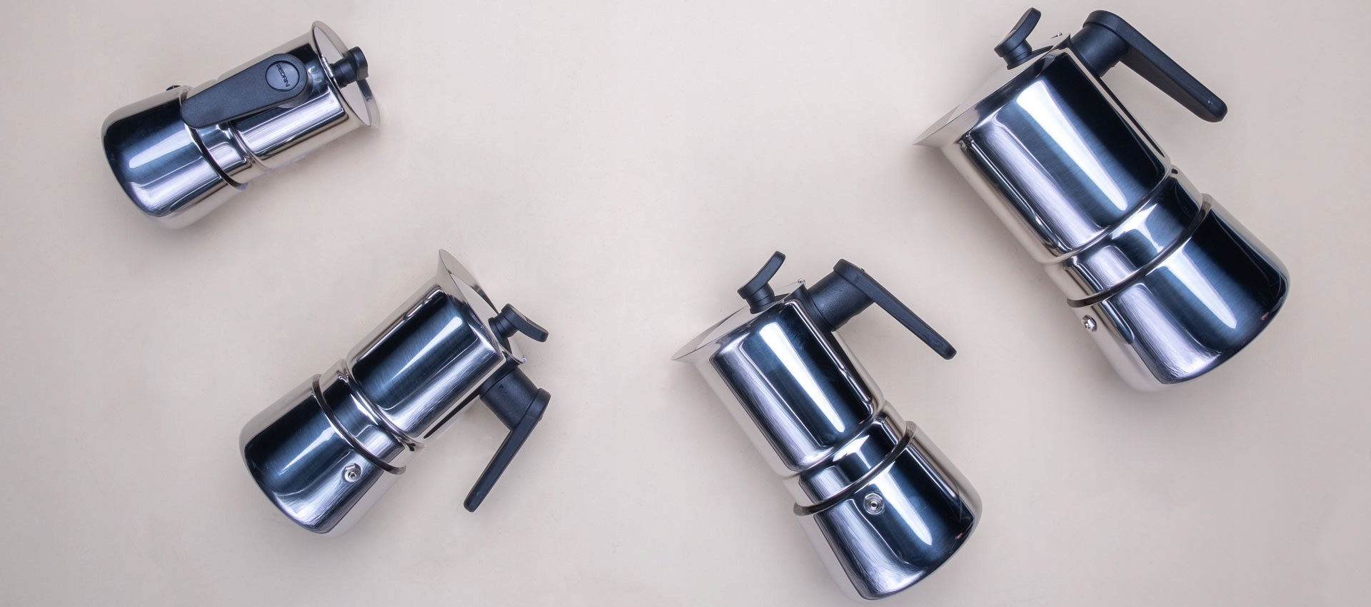 PEDRINI MOKA COFFEE MAKER STEEL 6 cups, silver colour, capacity Material steel