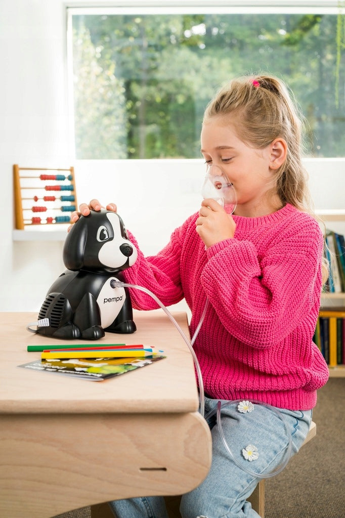 PEMPA INHALER NEBULIZER FOR CHILDREN DOG PEMPIK SILENT + DIARY Manufacturer of a medical device Pempa